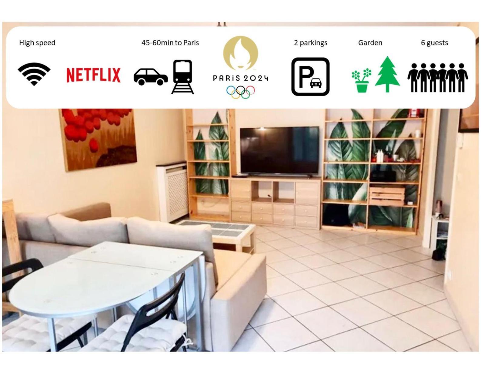 Appartement Calme Avec Jardin Proche De Paris Evry-Gregy-sur-Yerre 외부 사진